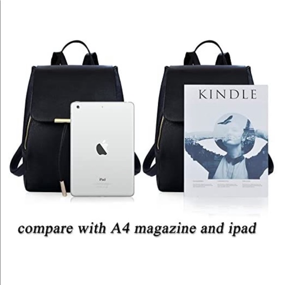 Faux leather backpack - Picture 4 of 10